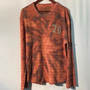 Big Star Rust Long Sleeve Shirt with 76 Patch